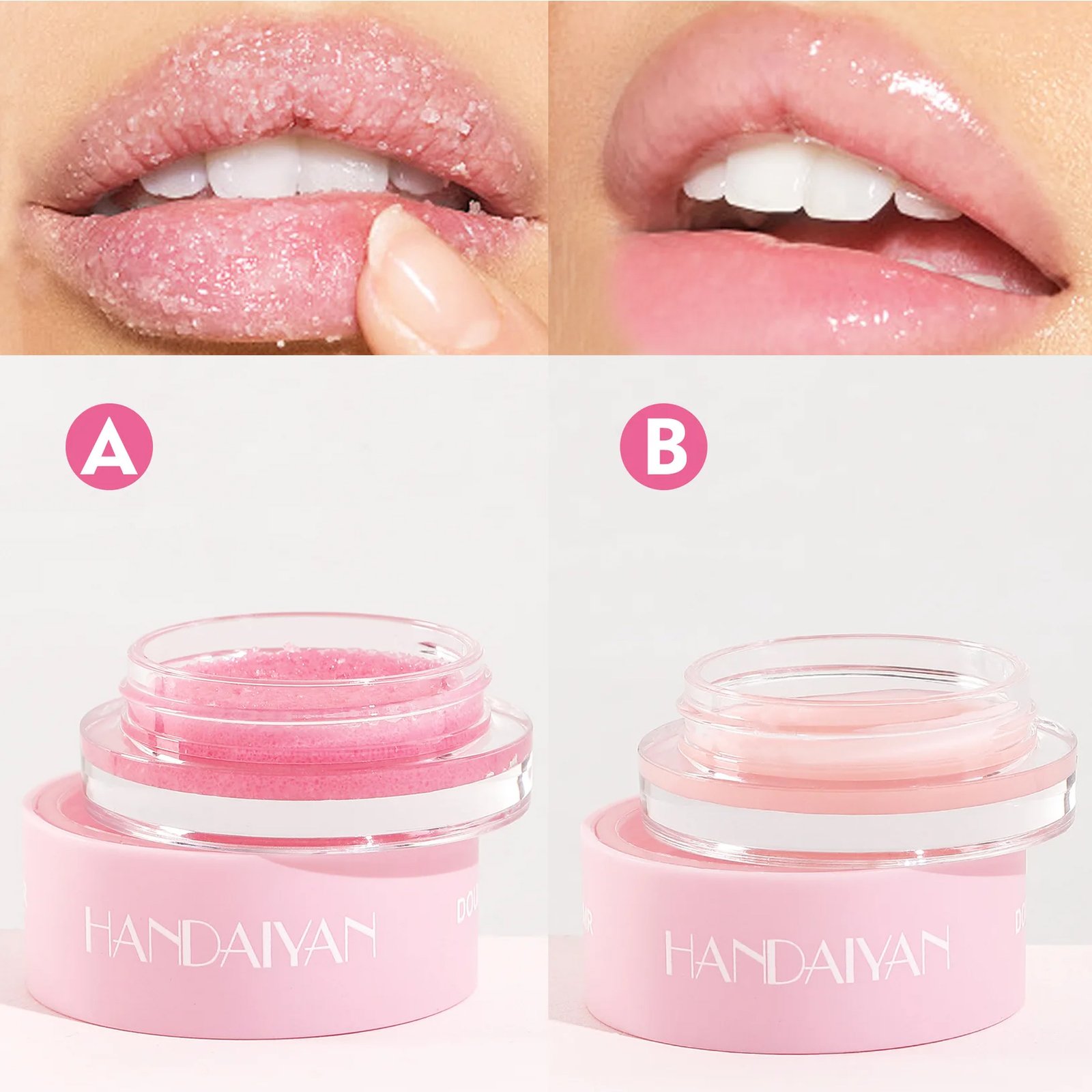 HANDAIYAN 2 in 1 Sugar Scrub & Lip Repair Mask - Image 2