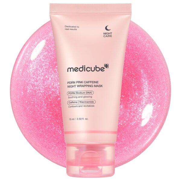MEDICUBE PDRN Pink Caffeine Night Wrapping Mask 75 ml