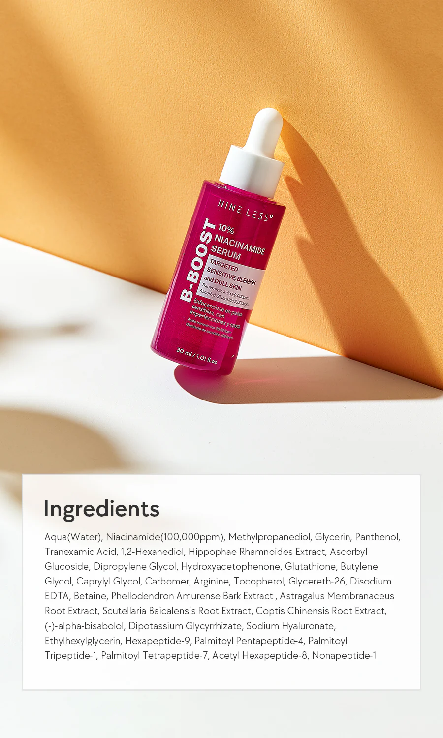 NINELESS B-Boost 10% Niacinamide Serum 30 ml - Image 4