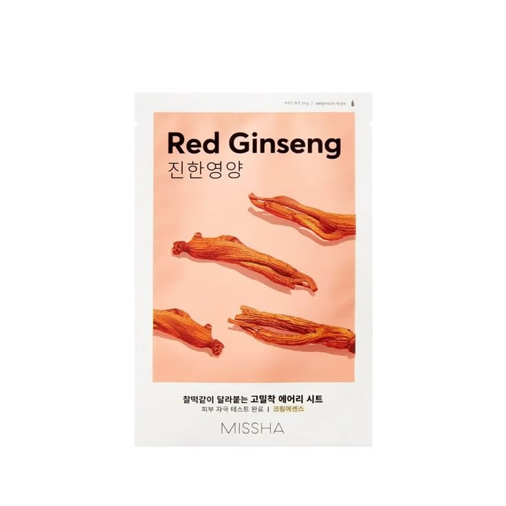 MISSHA - Airy Fit Sheet Mask - Red Ginseng
